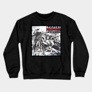 Social Retro Distortion Crewneck Sweatshirt